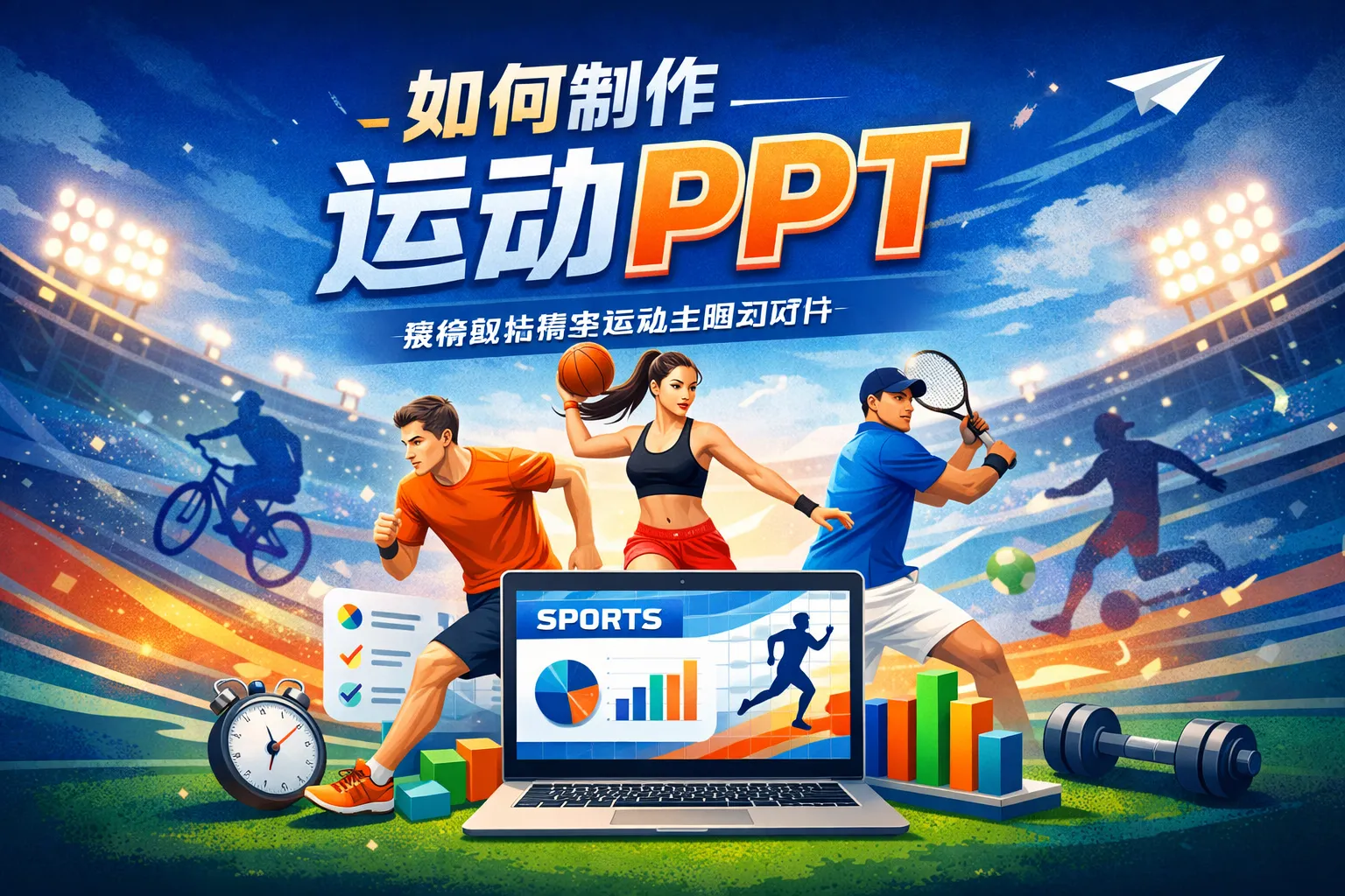 如何制作运动ppt