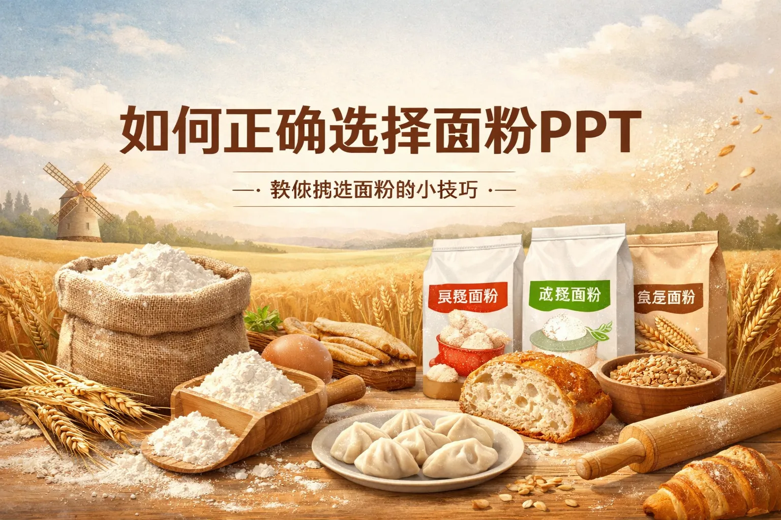 如何正确选择面粉ppt