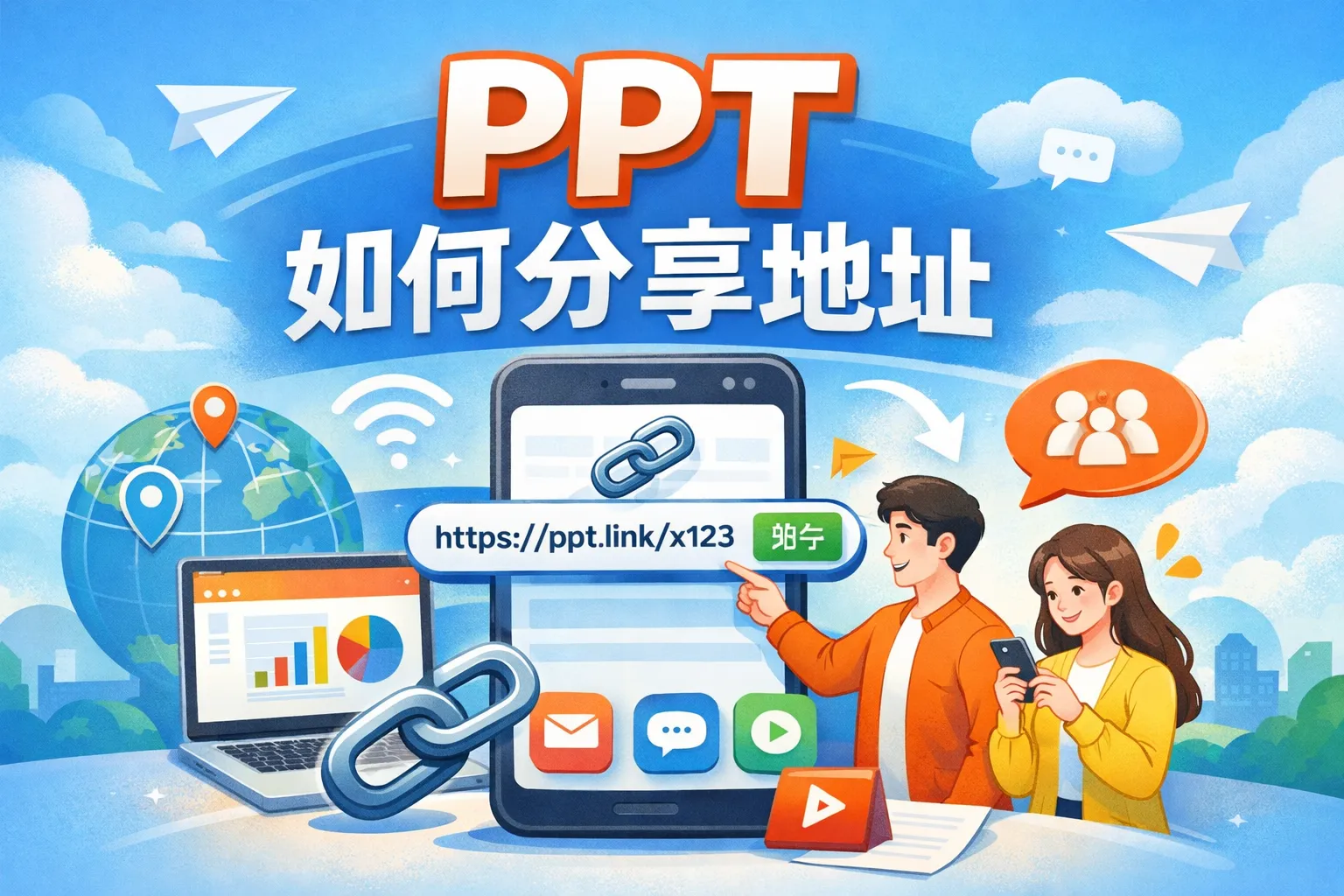 ppt如何分享地址