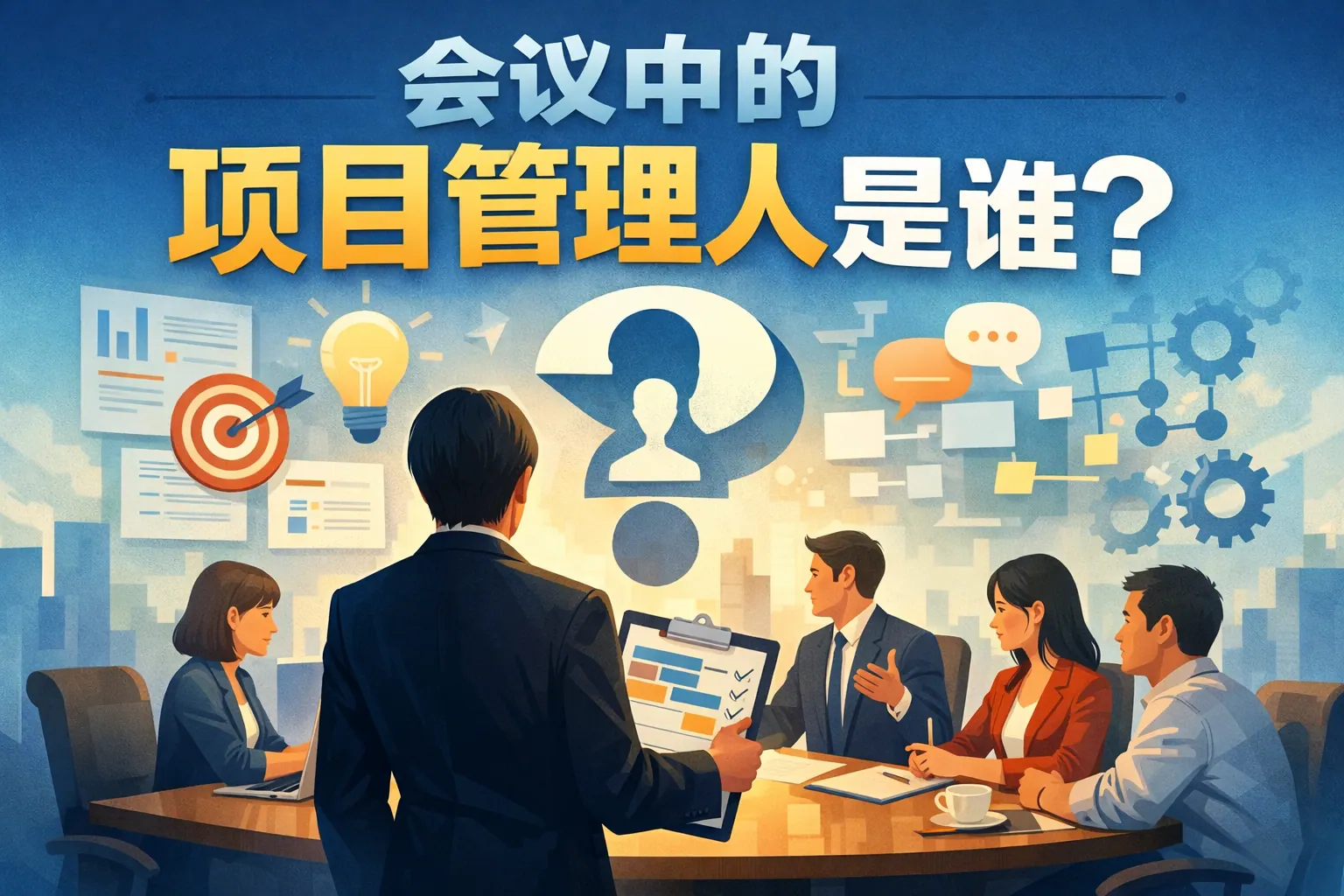会议中的项目管理人是谁
