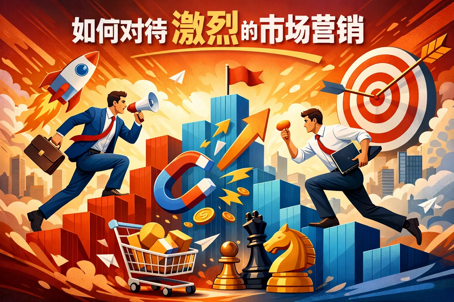 如何对待激烈的市场营销