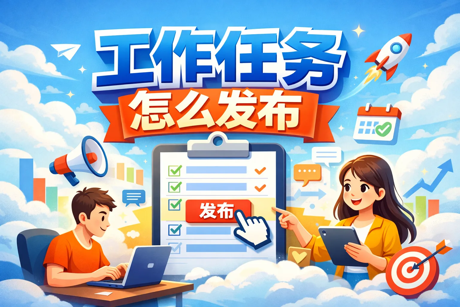 工作任务怎么发布