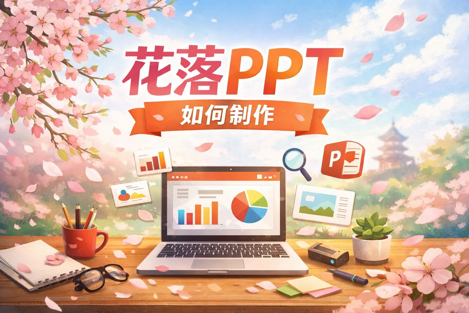花落ppt如何制作