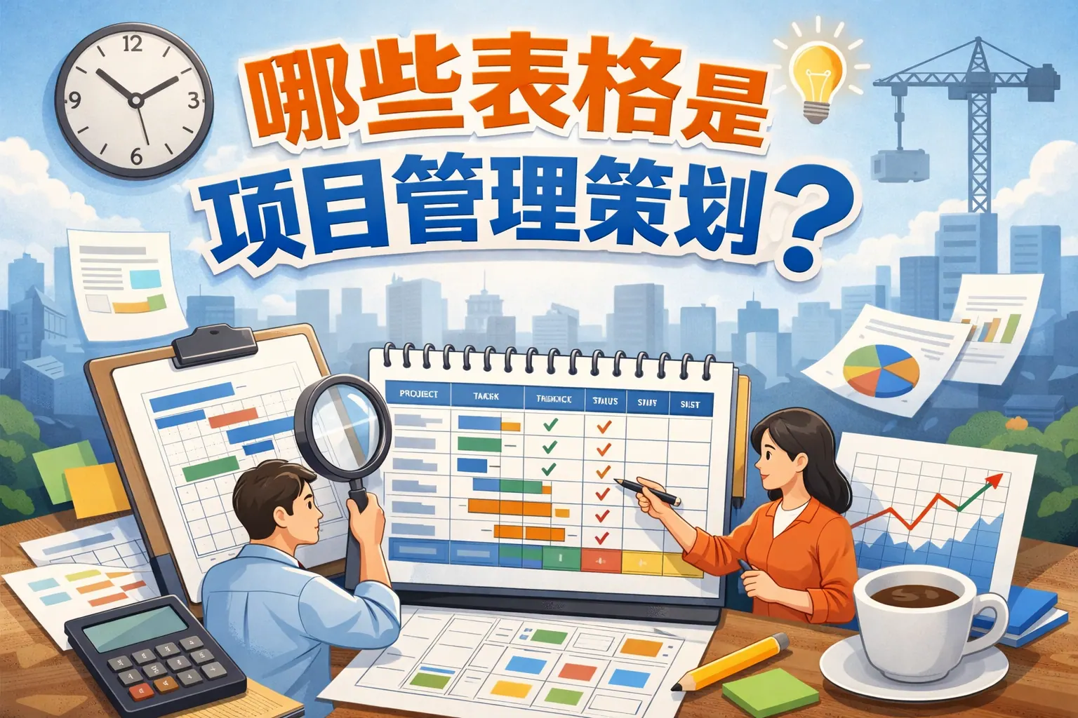 哪些表格是项目管理策划