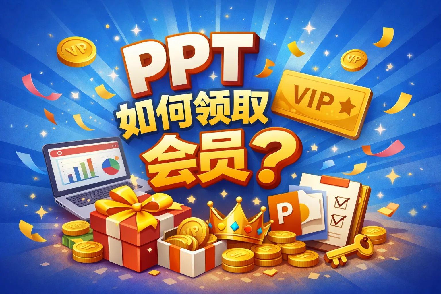 ppt如何领取会员