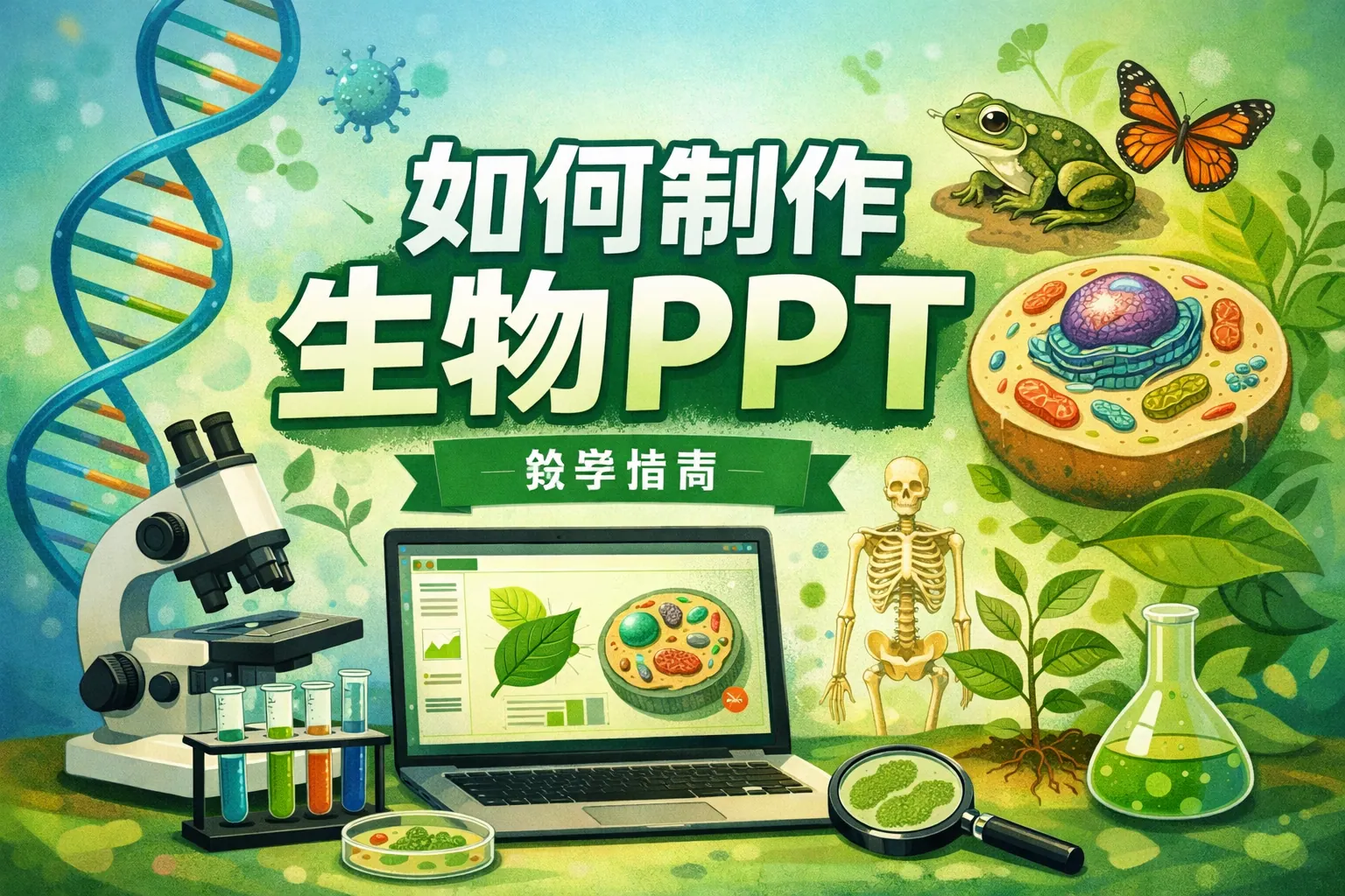 如何制作生物ppt