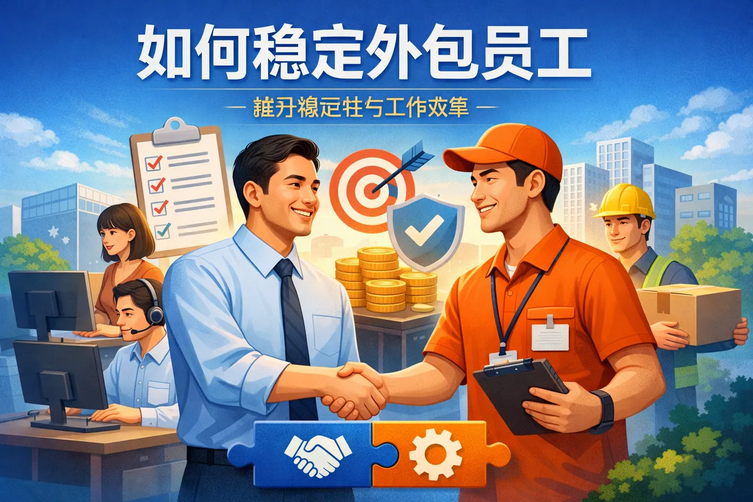 如何稳定外包员工
