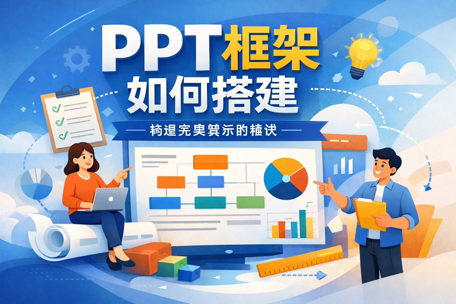 ppt框架如何搭建