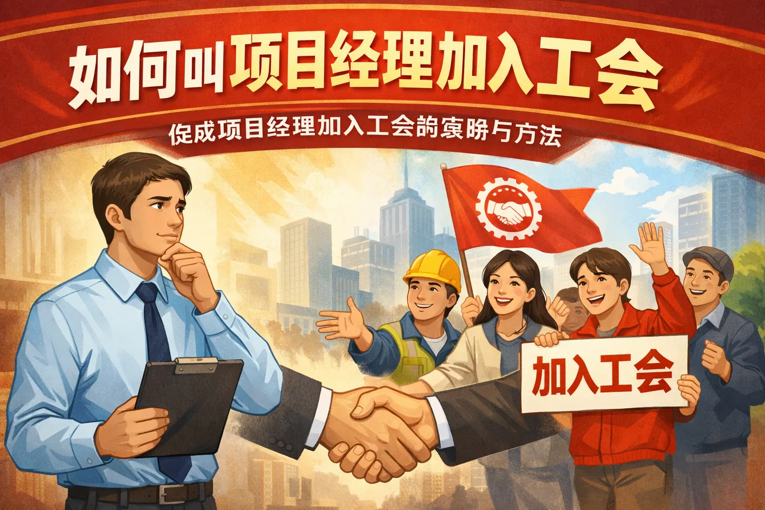 如何叫项目经理加入工会