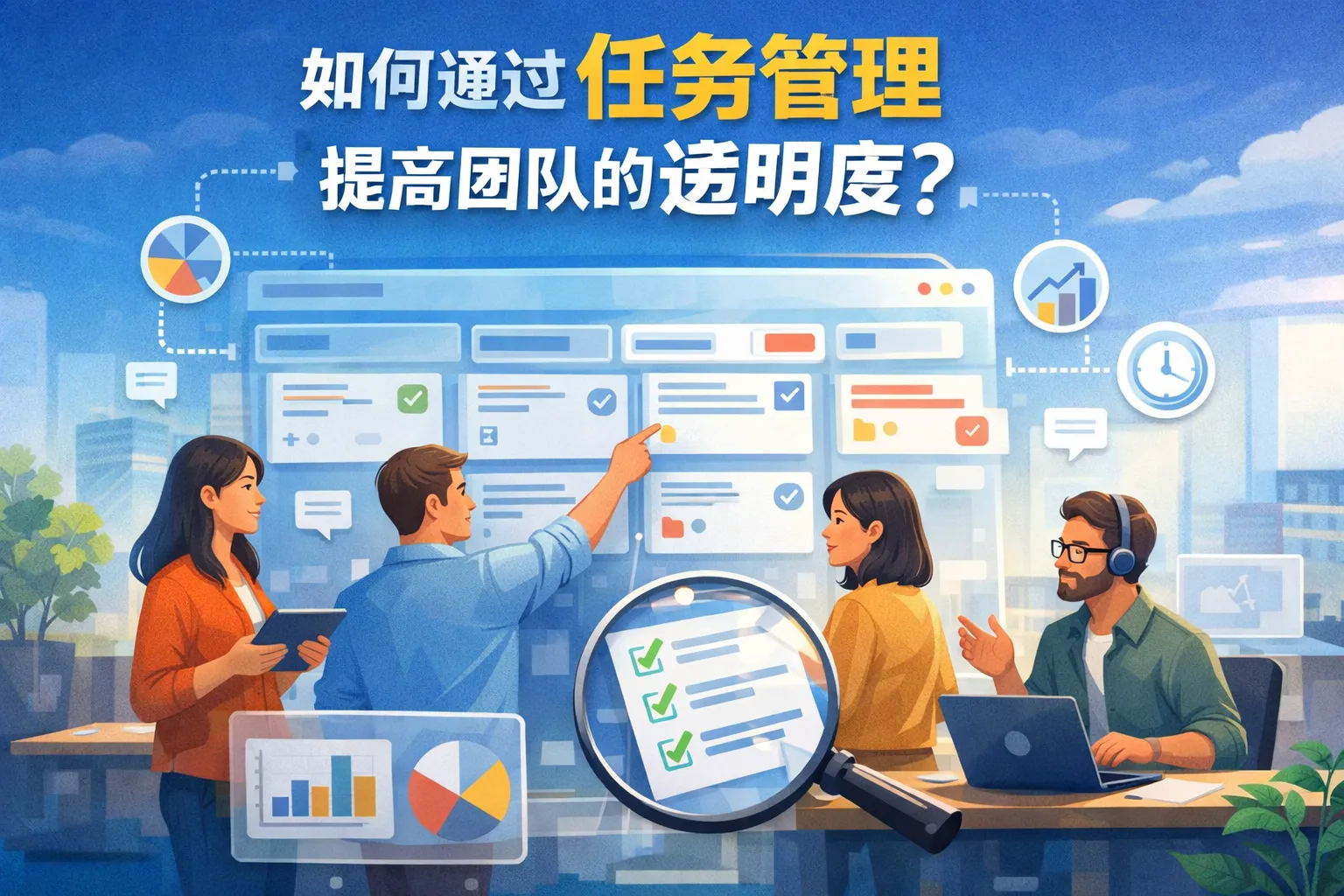 如何通过任务管理提高团队的透明度?