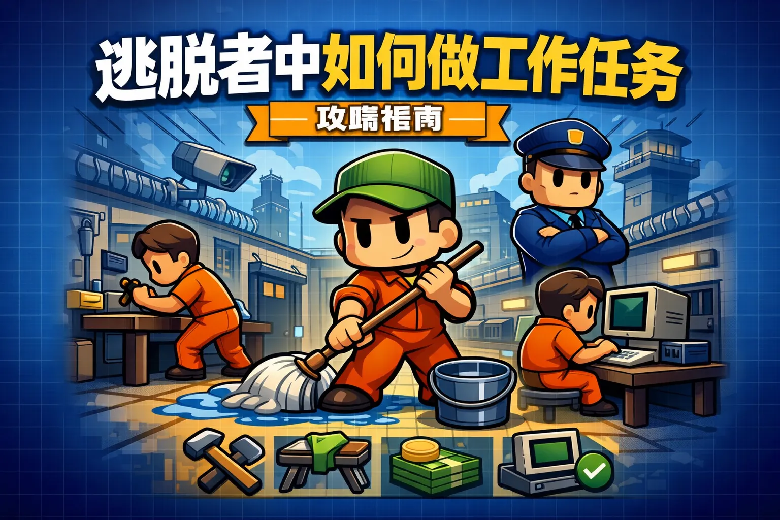 逃脱者中如何做工作任务