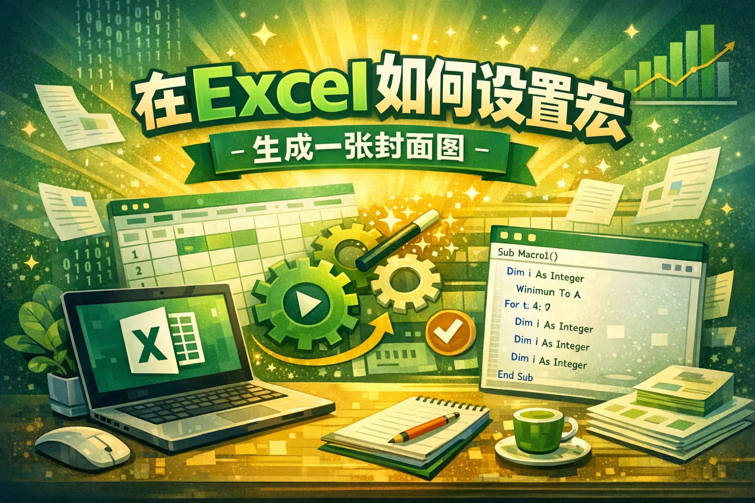 在excel如何设置宏