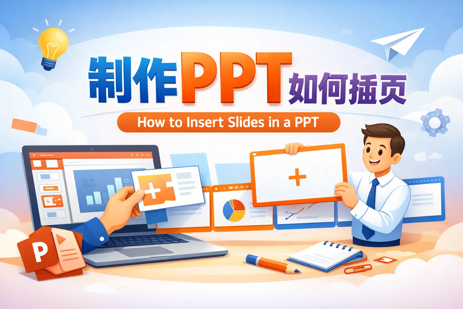 制作PPT如何插页