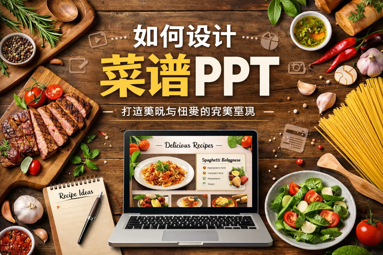 如何设计菜谱ppt