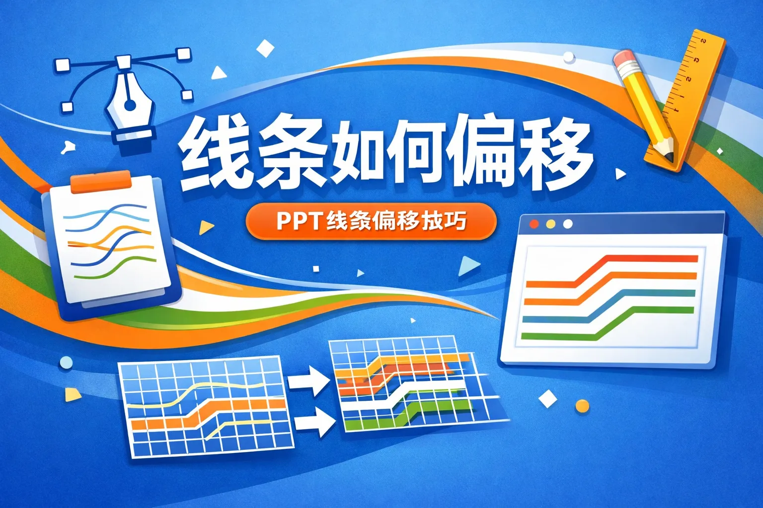 ppt线条如何偏移