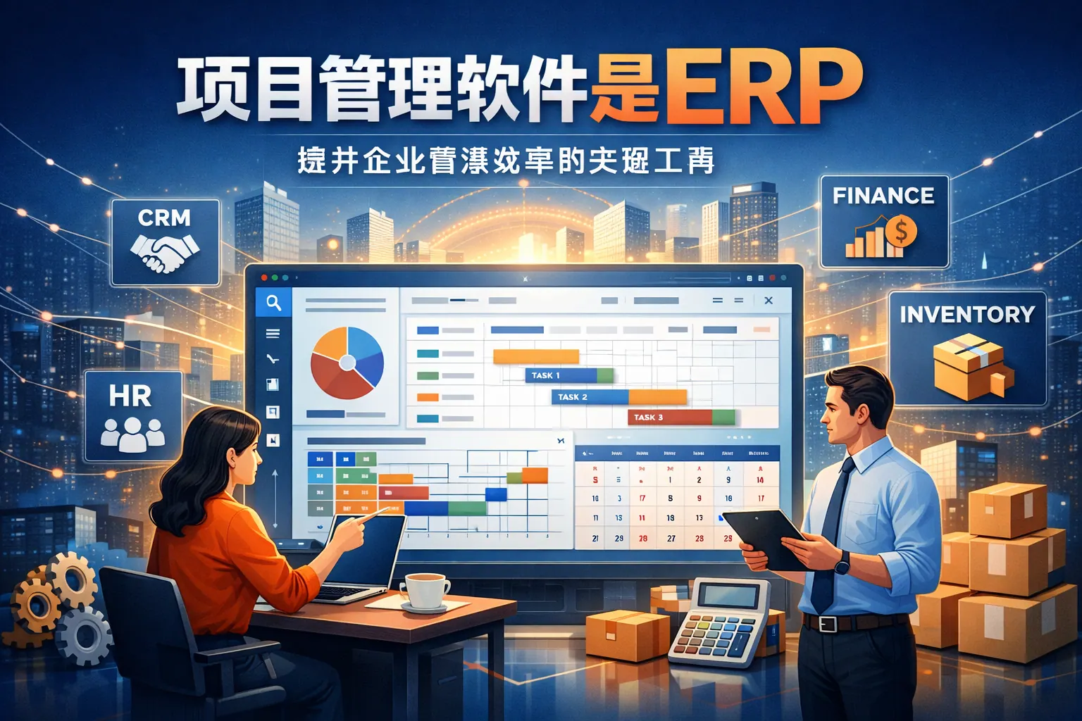 项目管理软件是erp