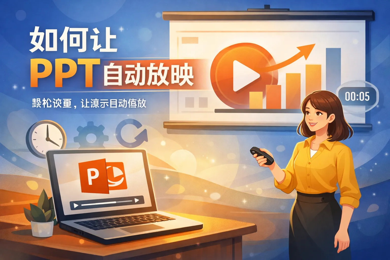 如何让ppt自动放映