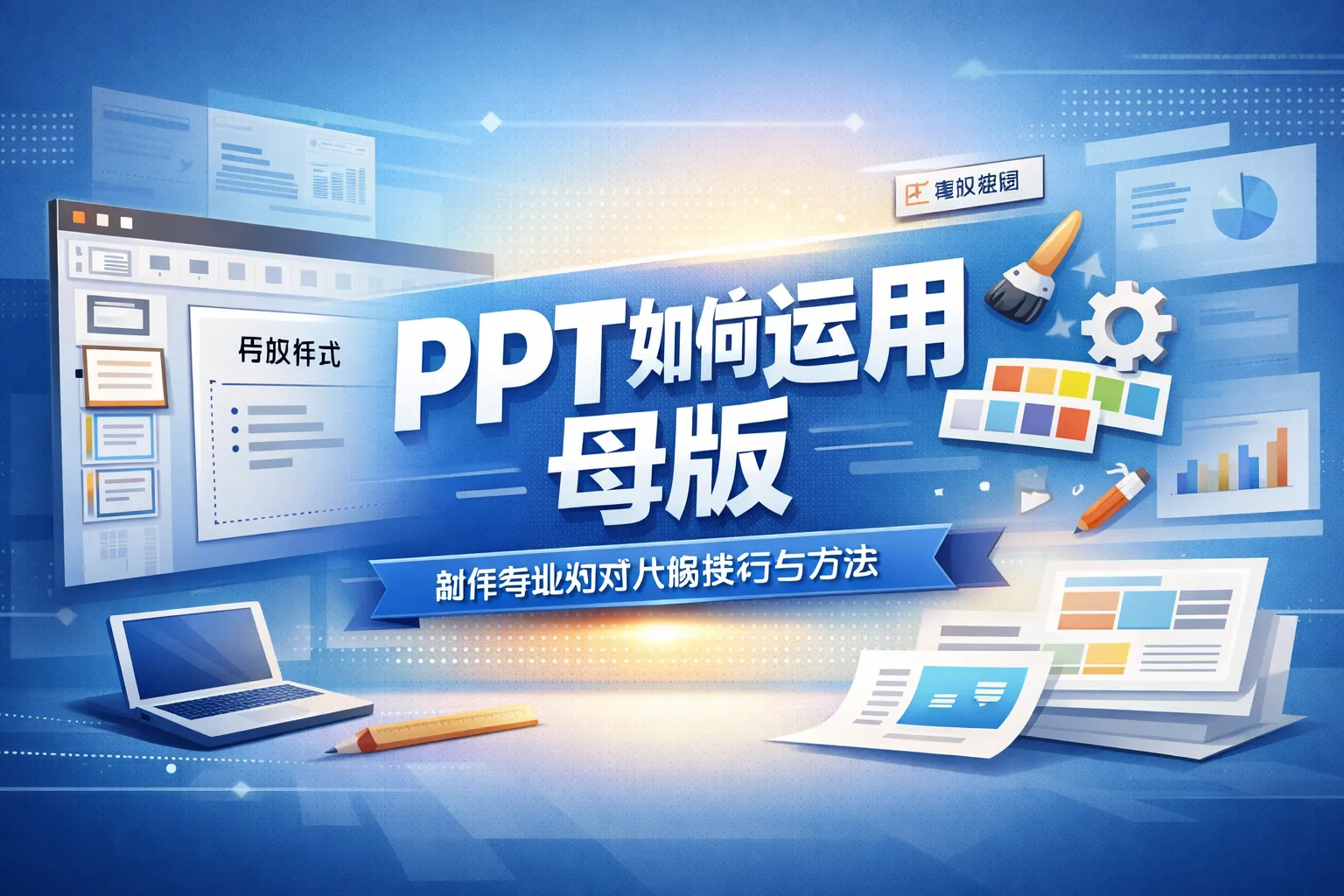ppt 如何运用母版