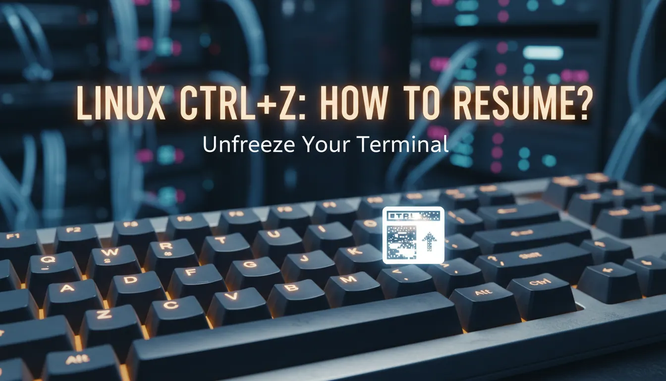 linux ctrl z 如何恢复