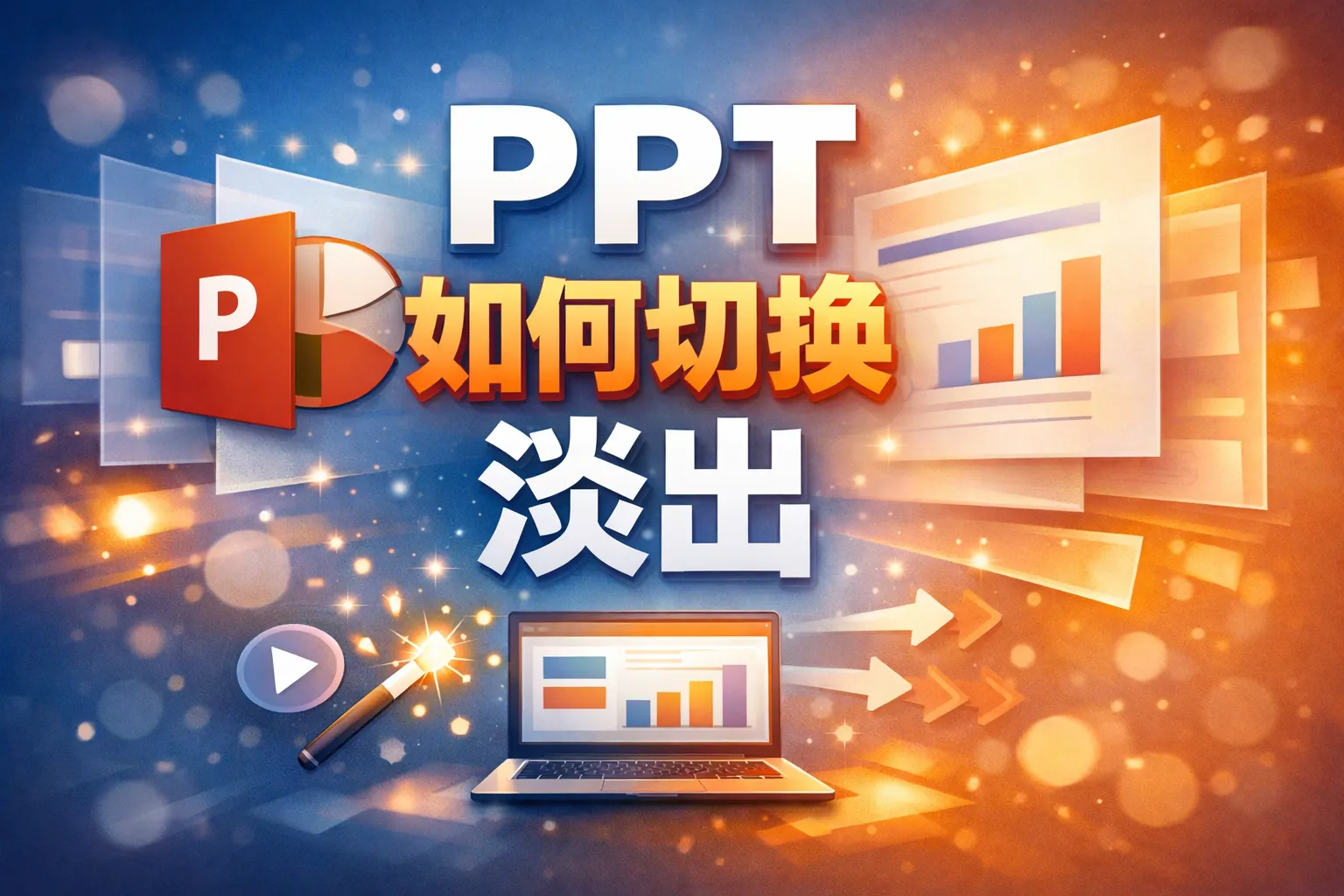 ppt如何切换淡出