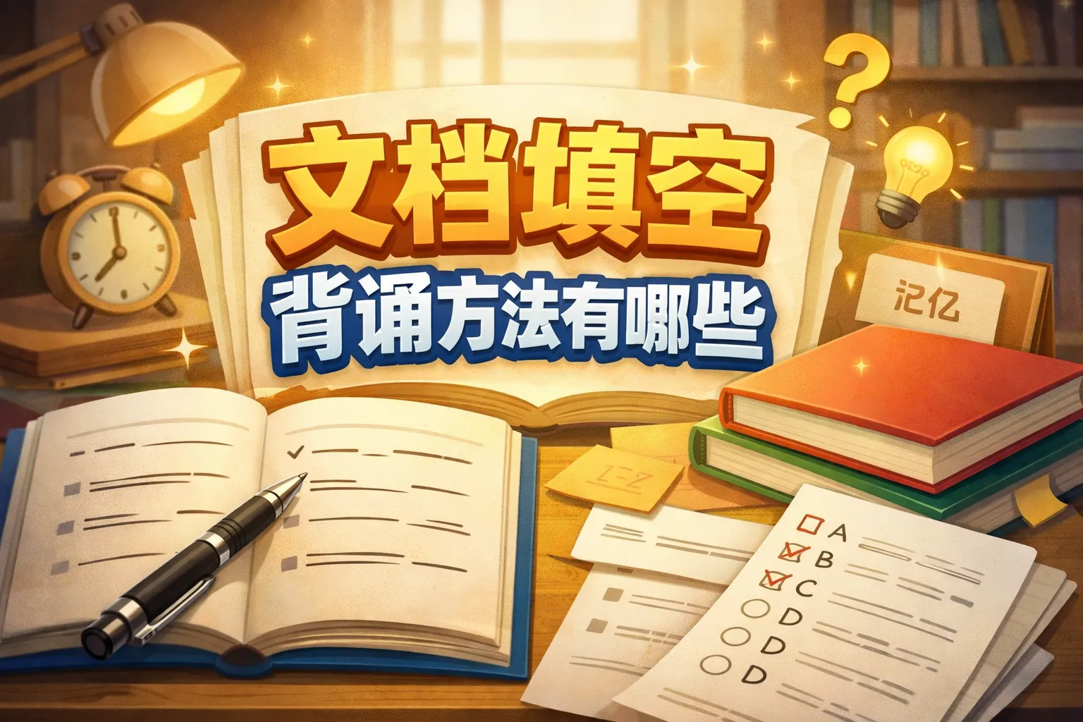 文档填空背诵方法有哪些