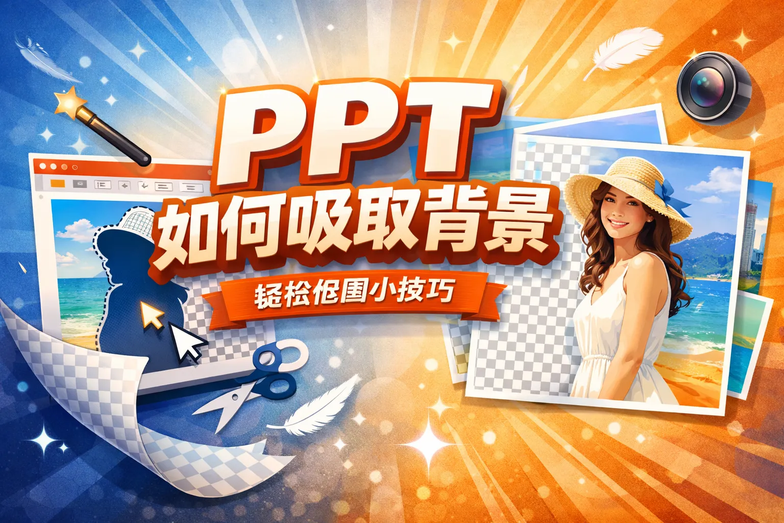 ppt如何吸取背景