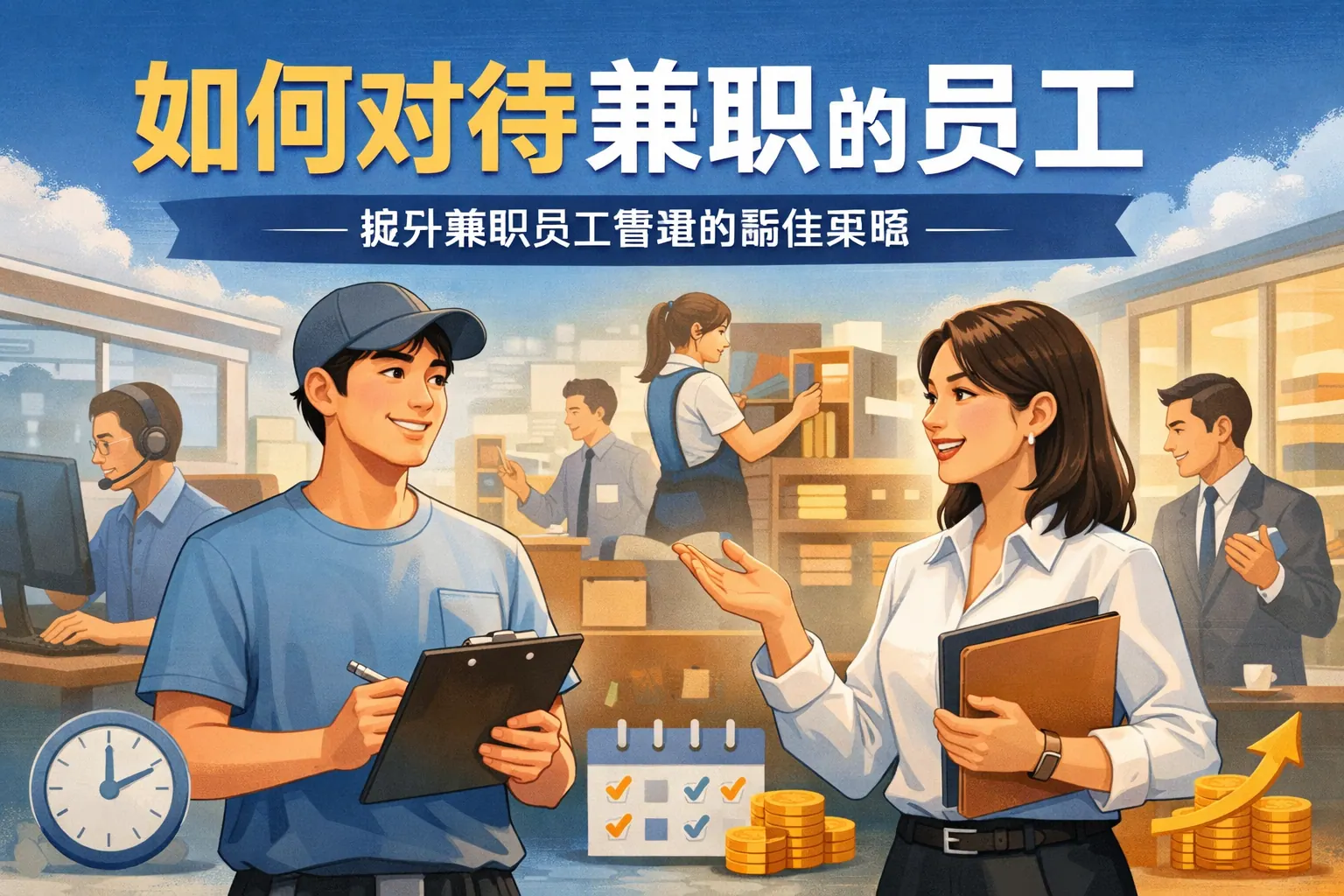 如何对待兼职的员工