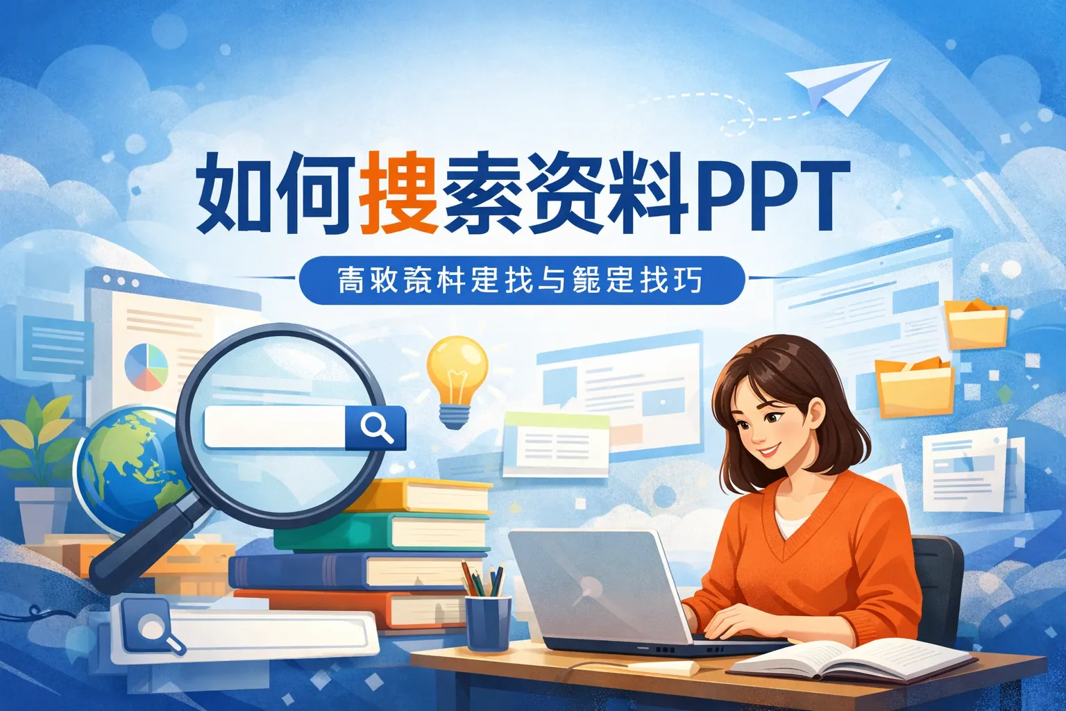 如何搜索资料ppt
