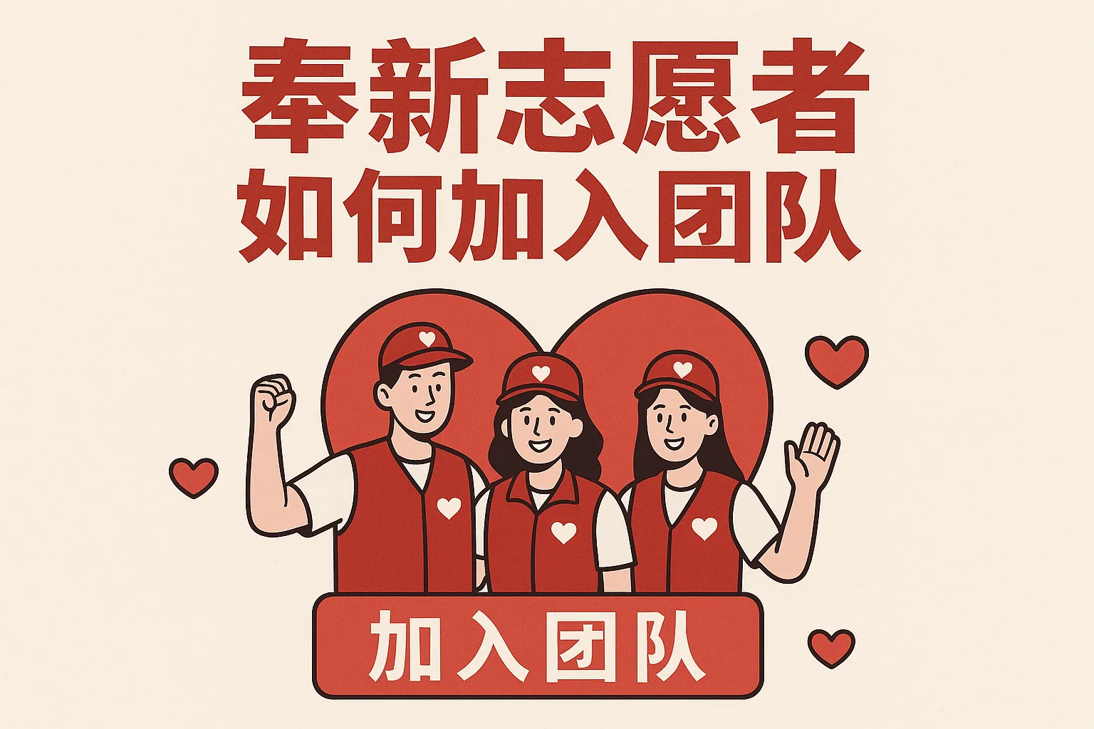 奉新志愿者如何加入团队