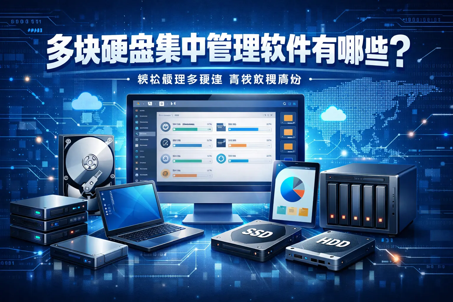 多块硬盘集中管理软件有哪些