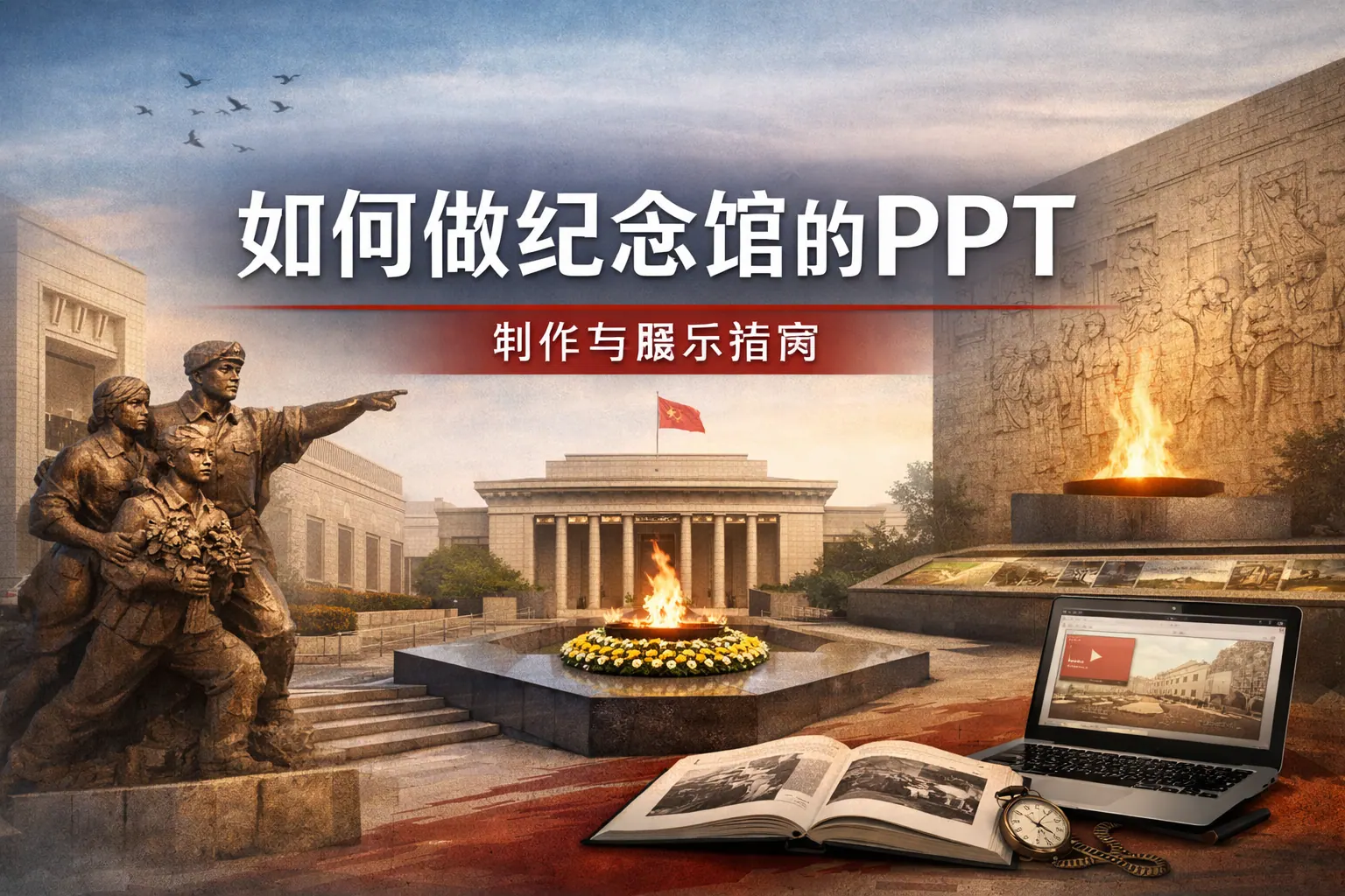 如何做纪念馆的ppt