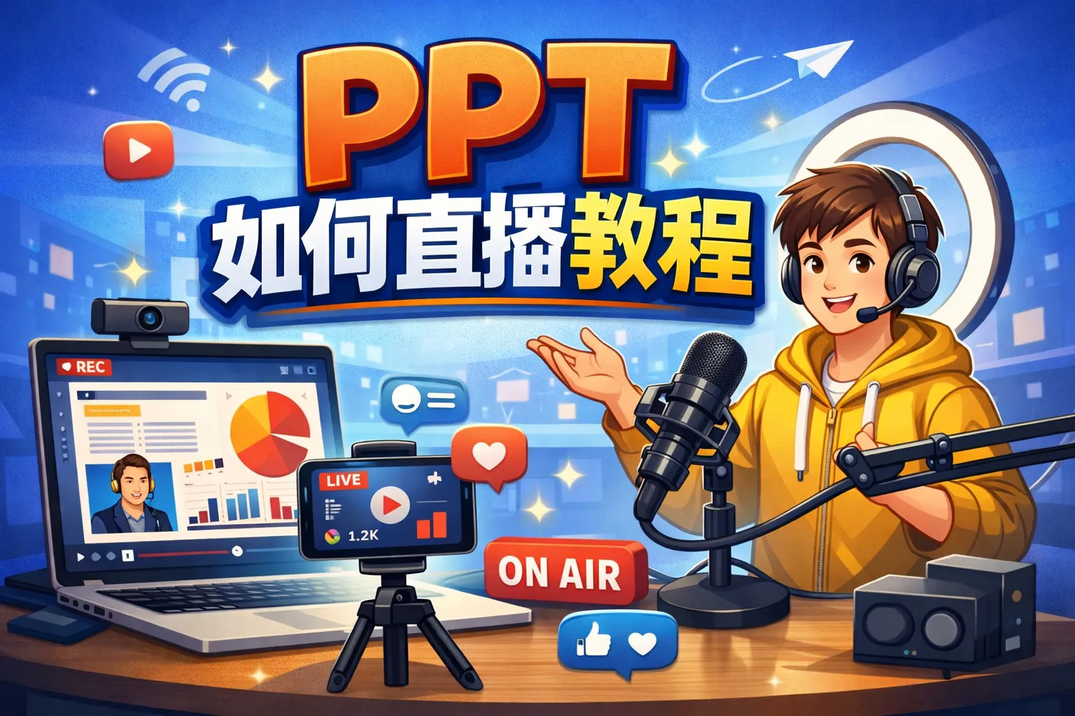 ppt如何直播教程