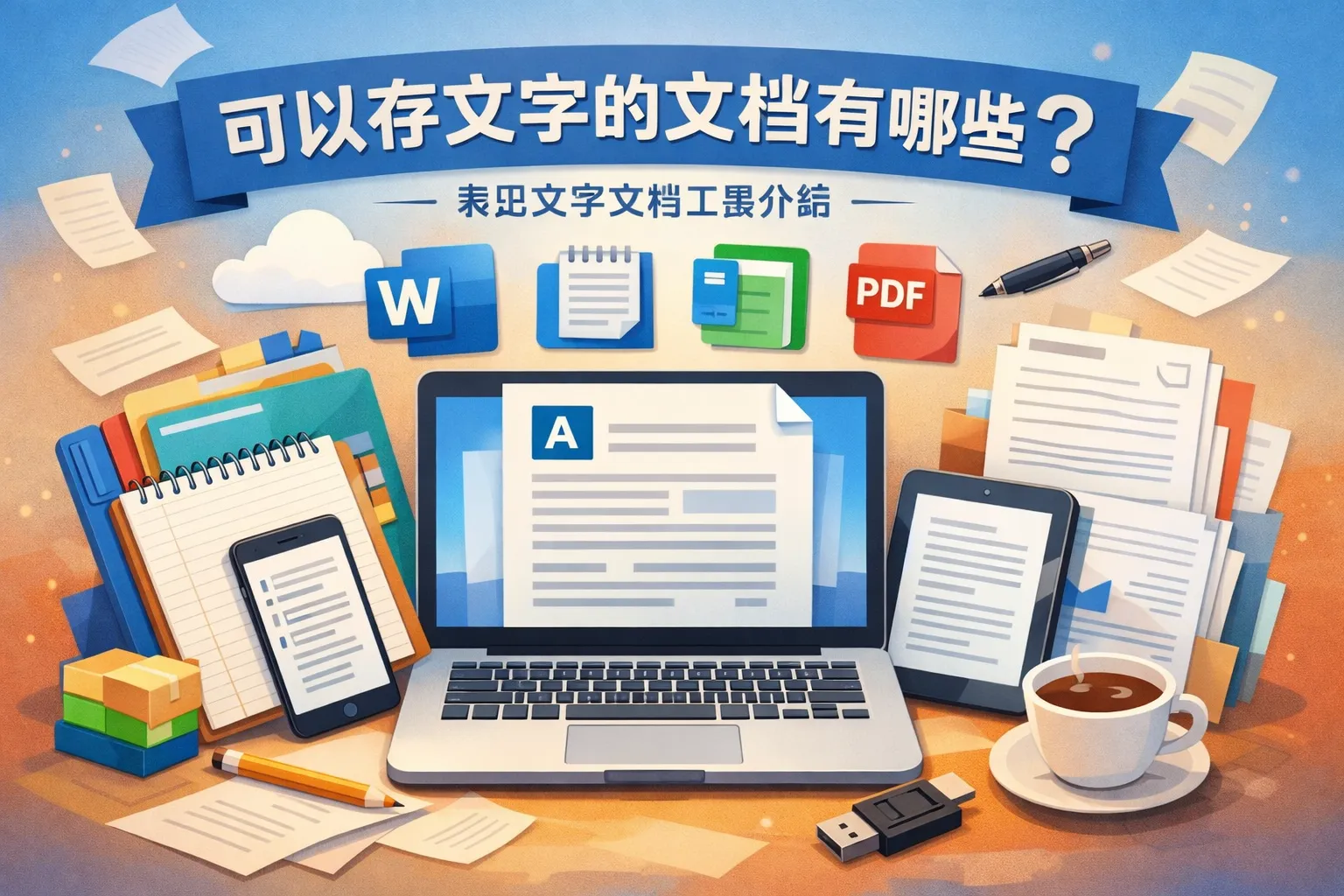 可以存文字的文档有哪些