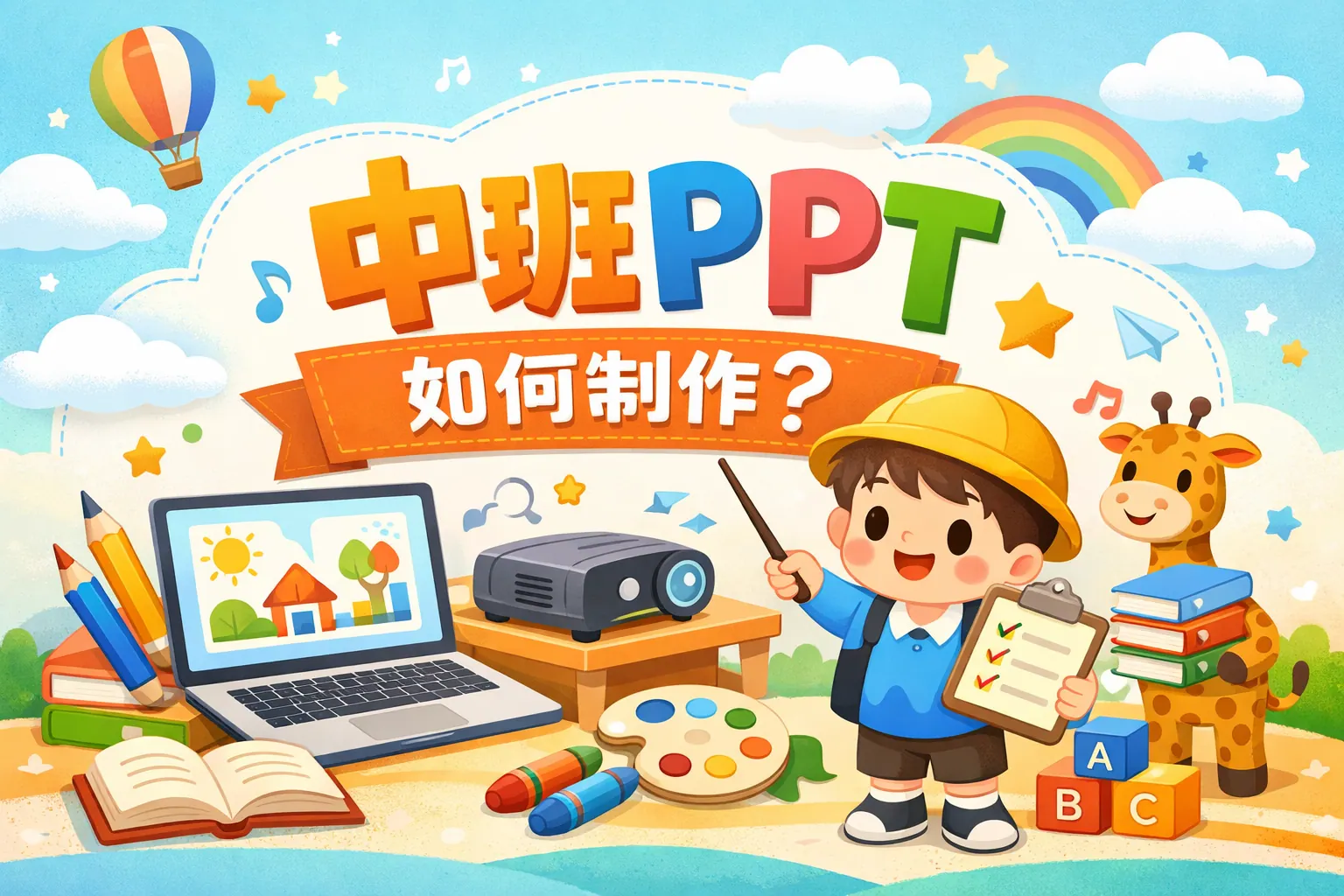 中班ppt如何制作