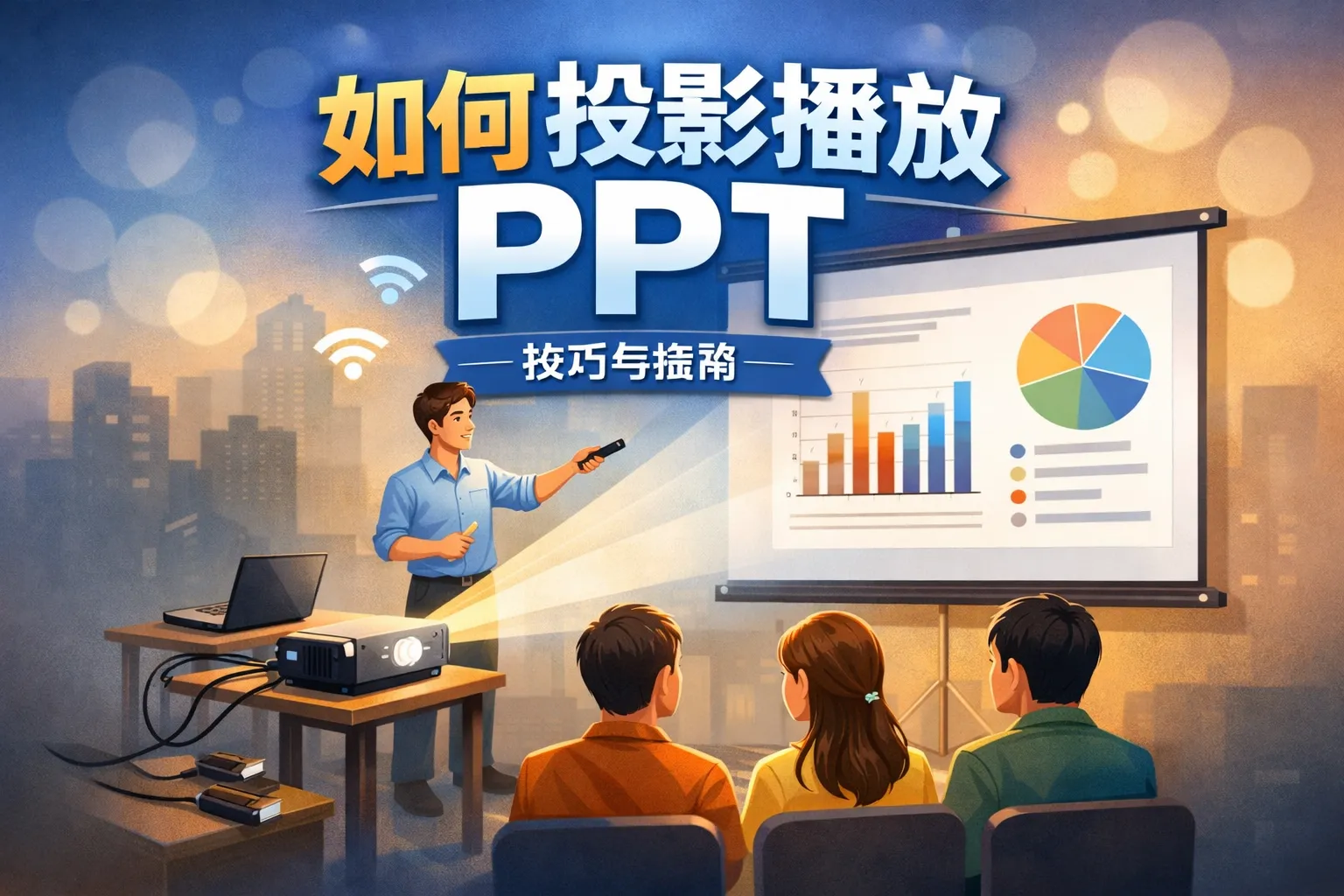 如何投影播放ppt