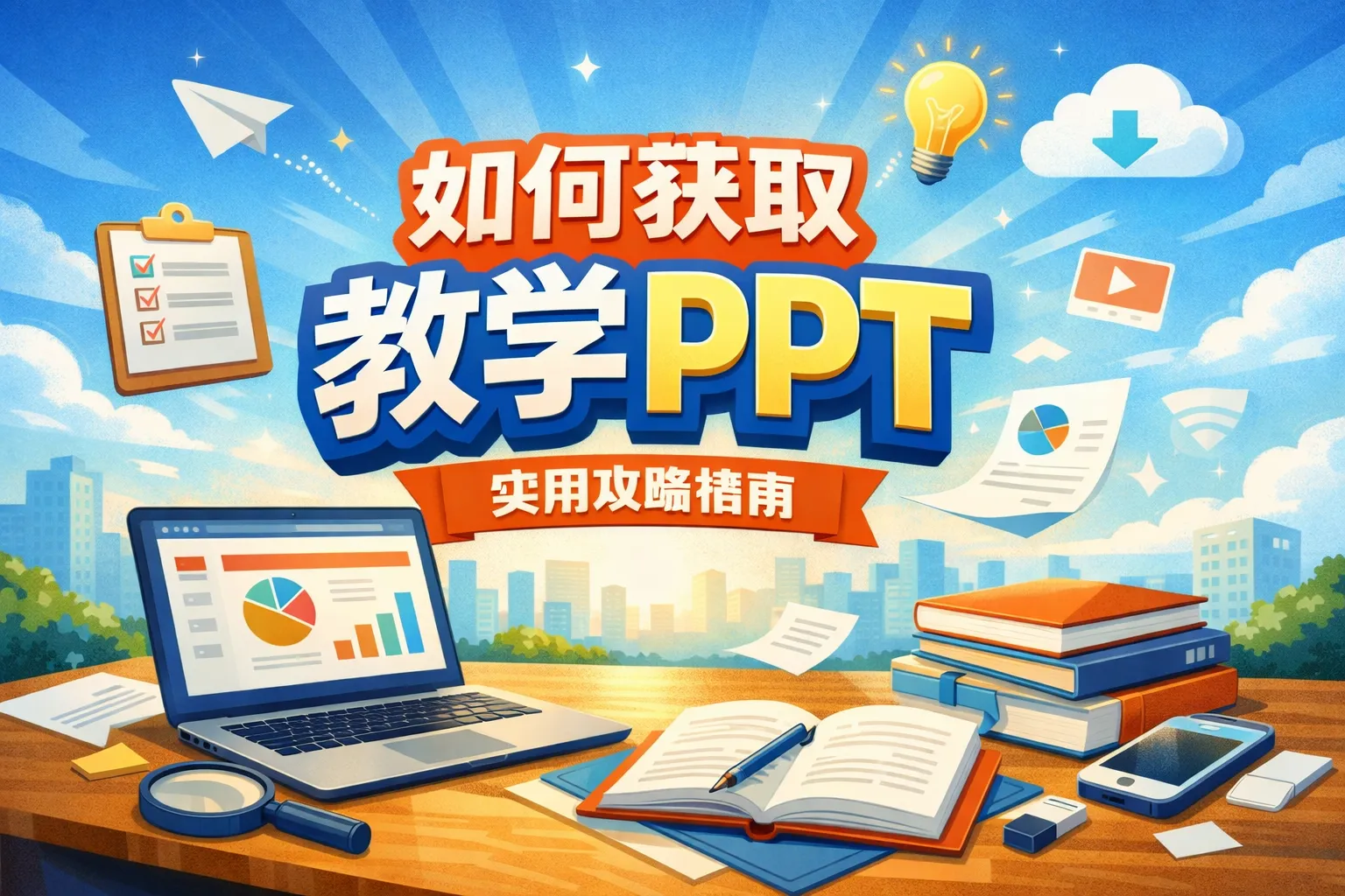 如何获取教学ppt