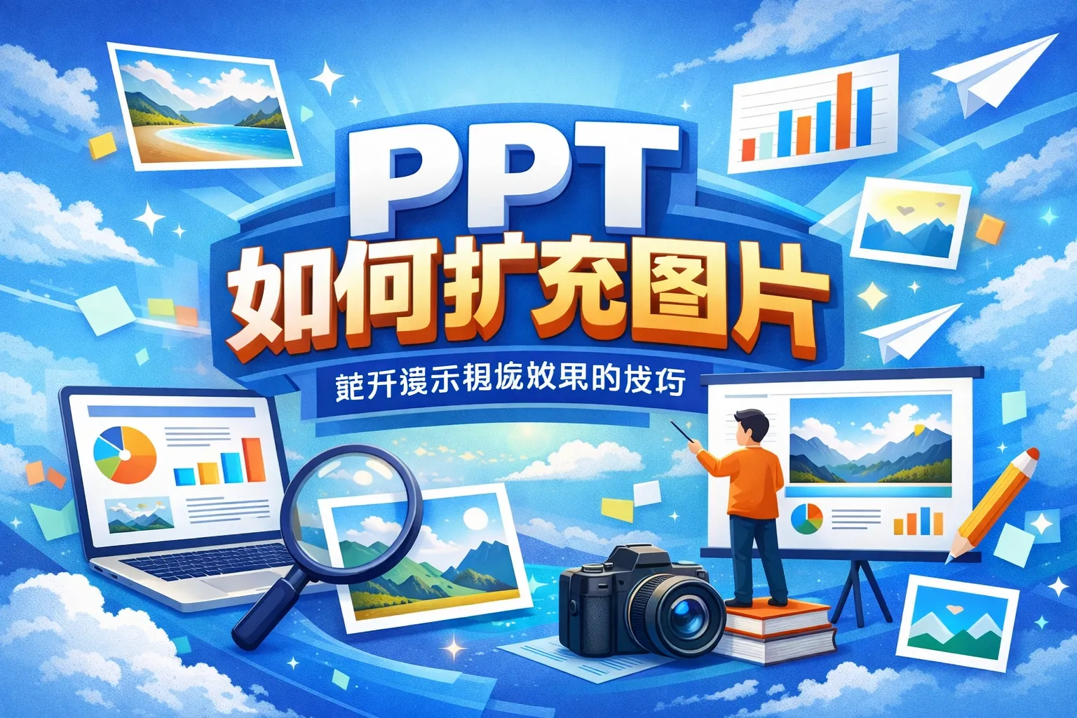 ppt如何扩充图片