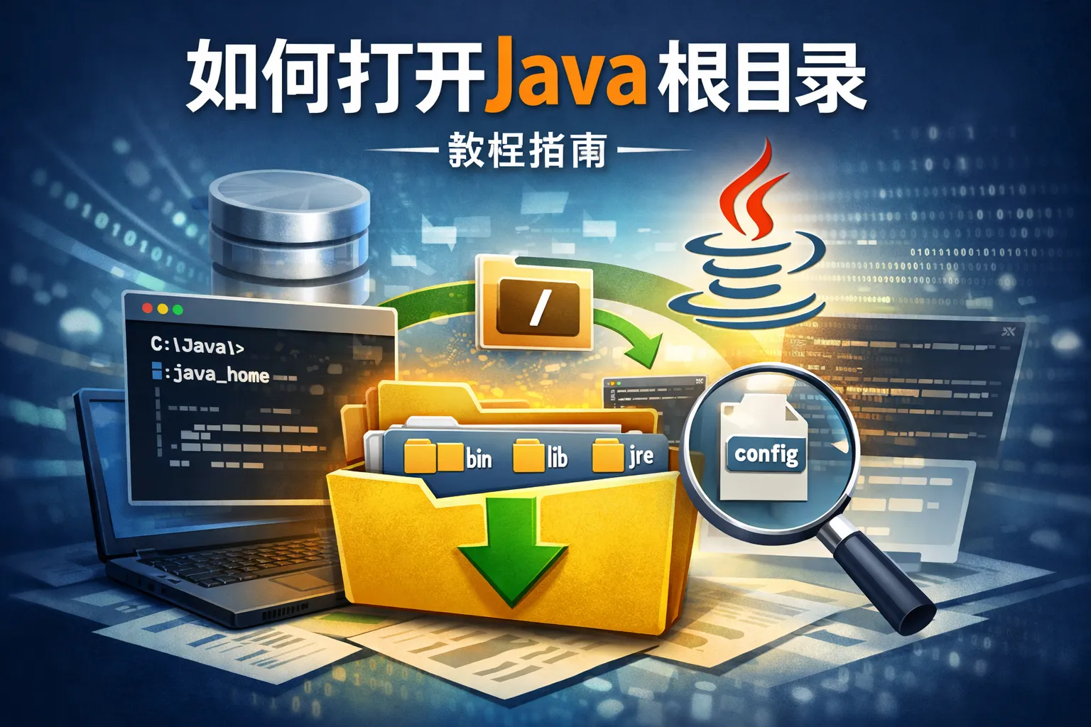 如何打开java根目录