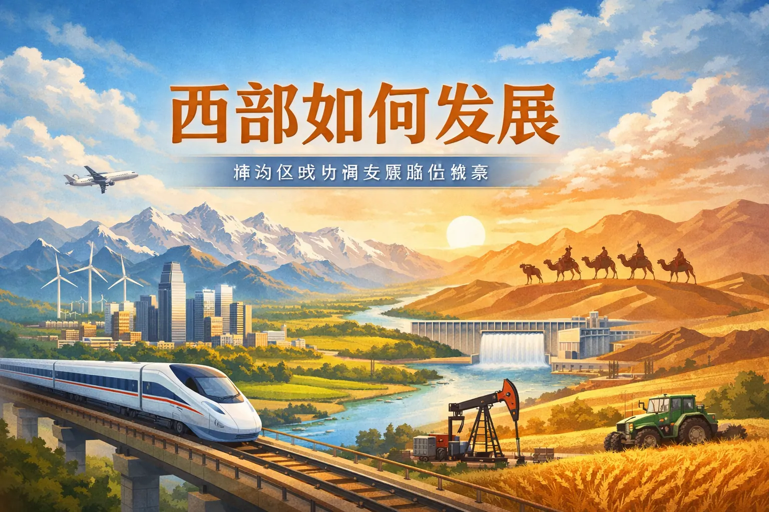 西部如何发展ppt