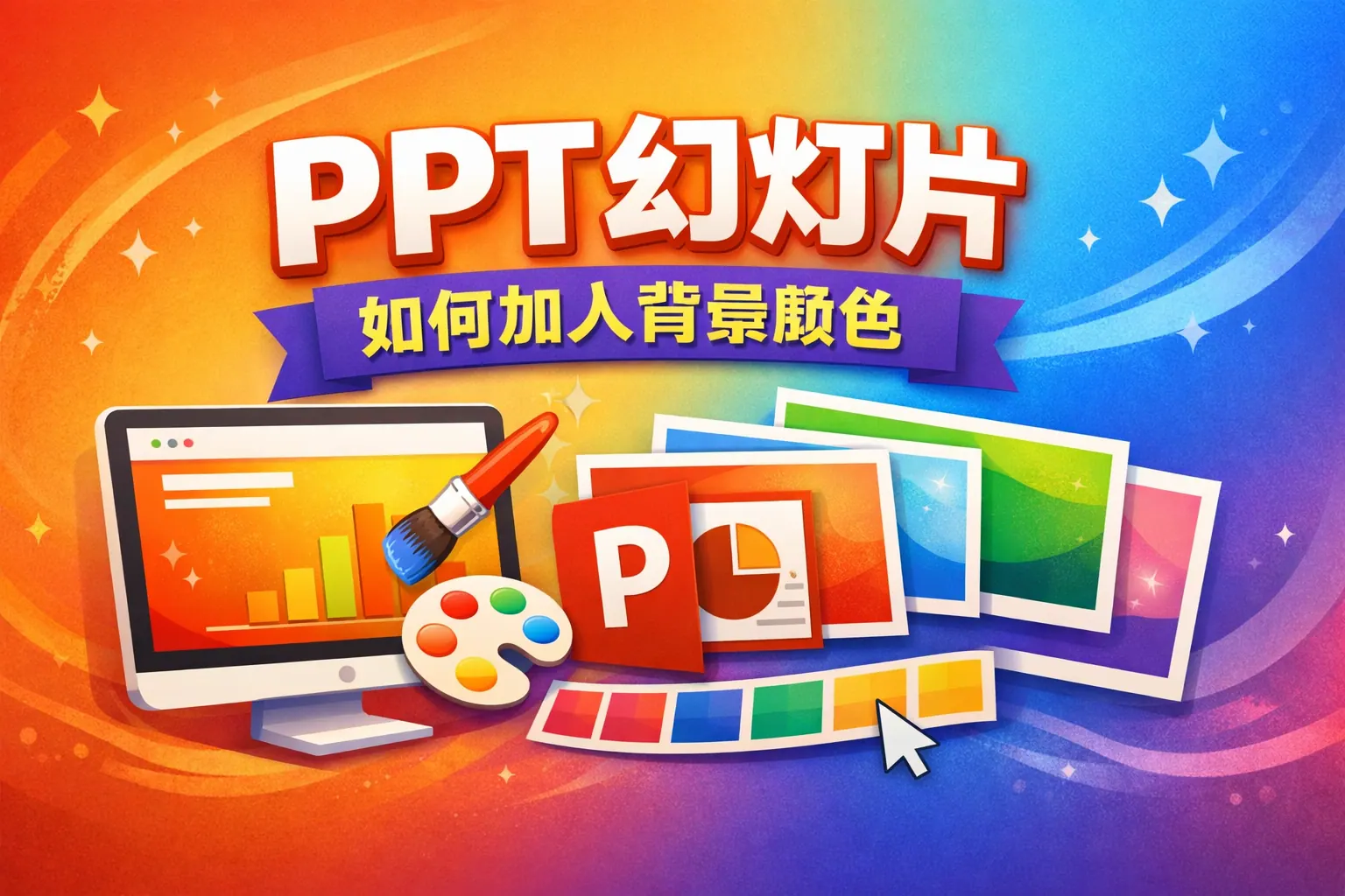 ppt幻灯片如何加入背景颜色