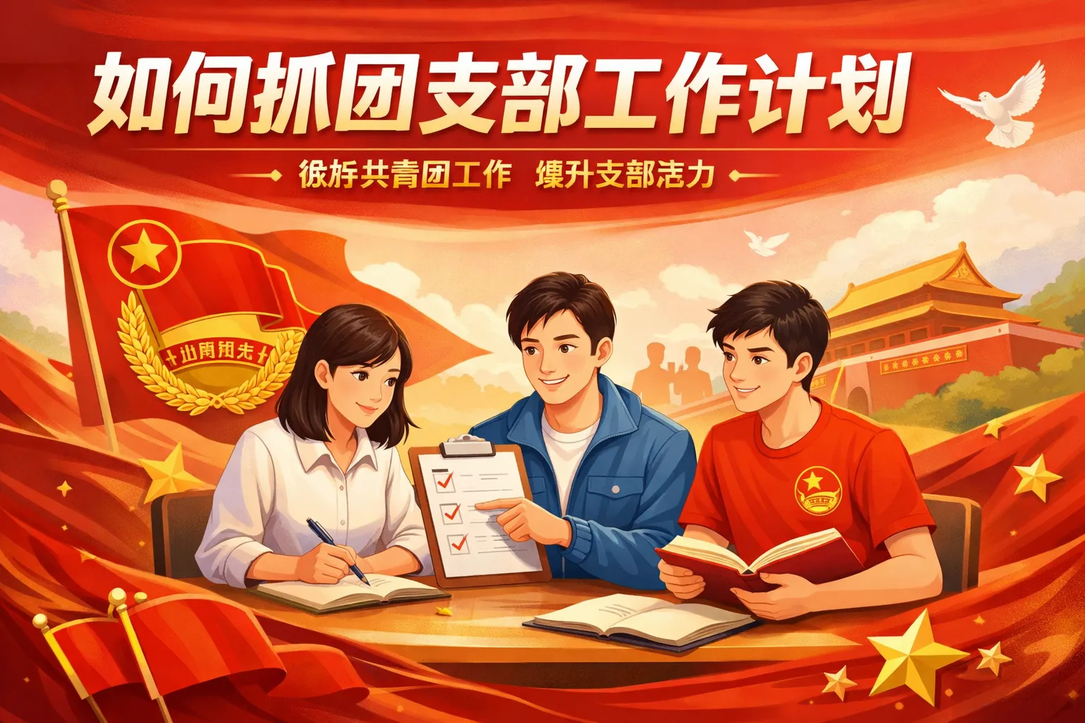 如何抓团支部工作计划