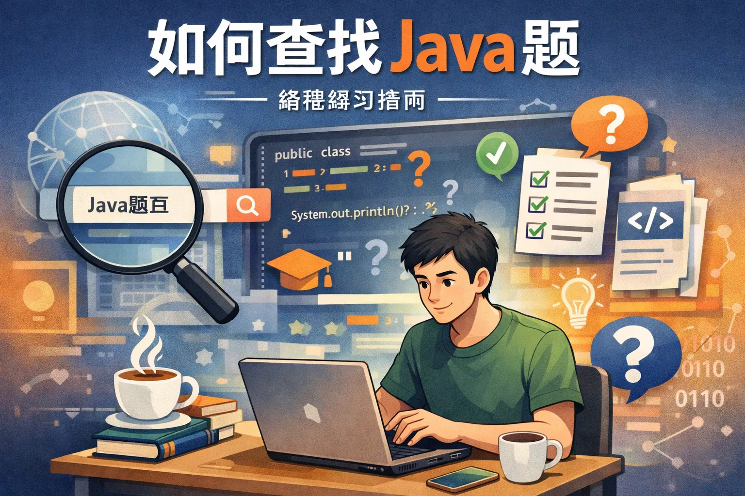 如何查找java题