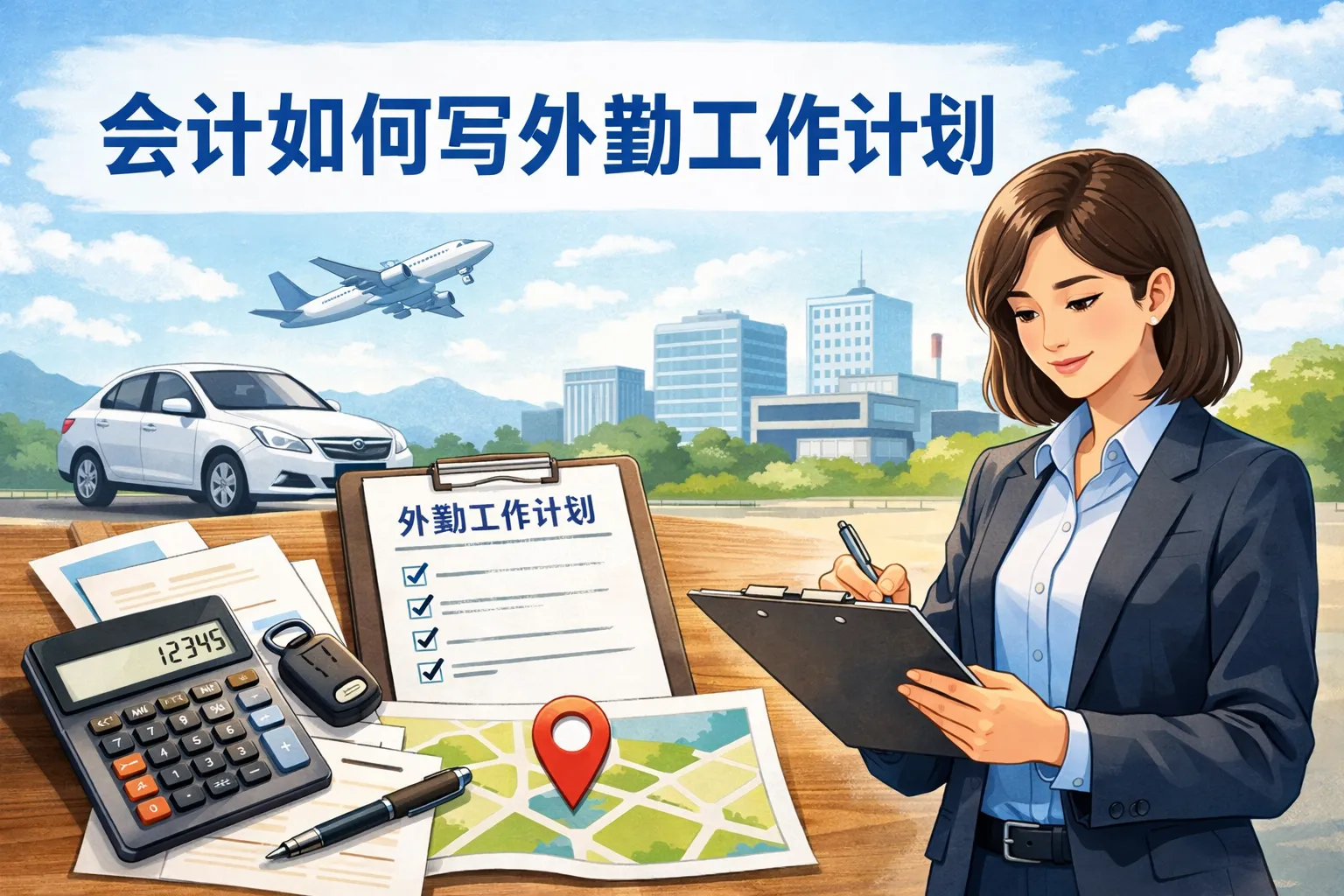 会计如何写外勤工作计划