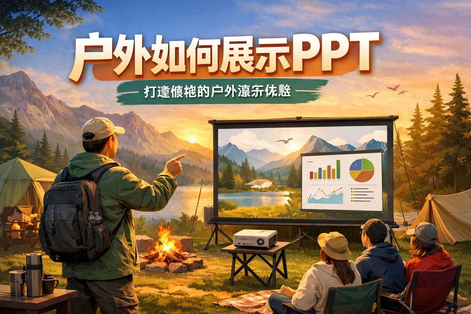 户外如何展示ppt