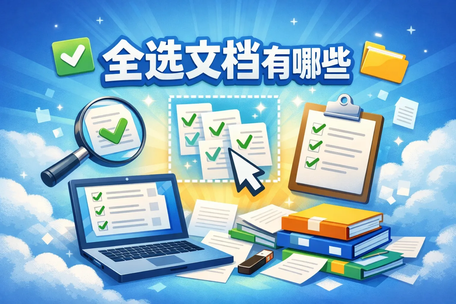 全选文档有哪些