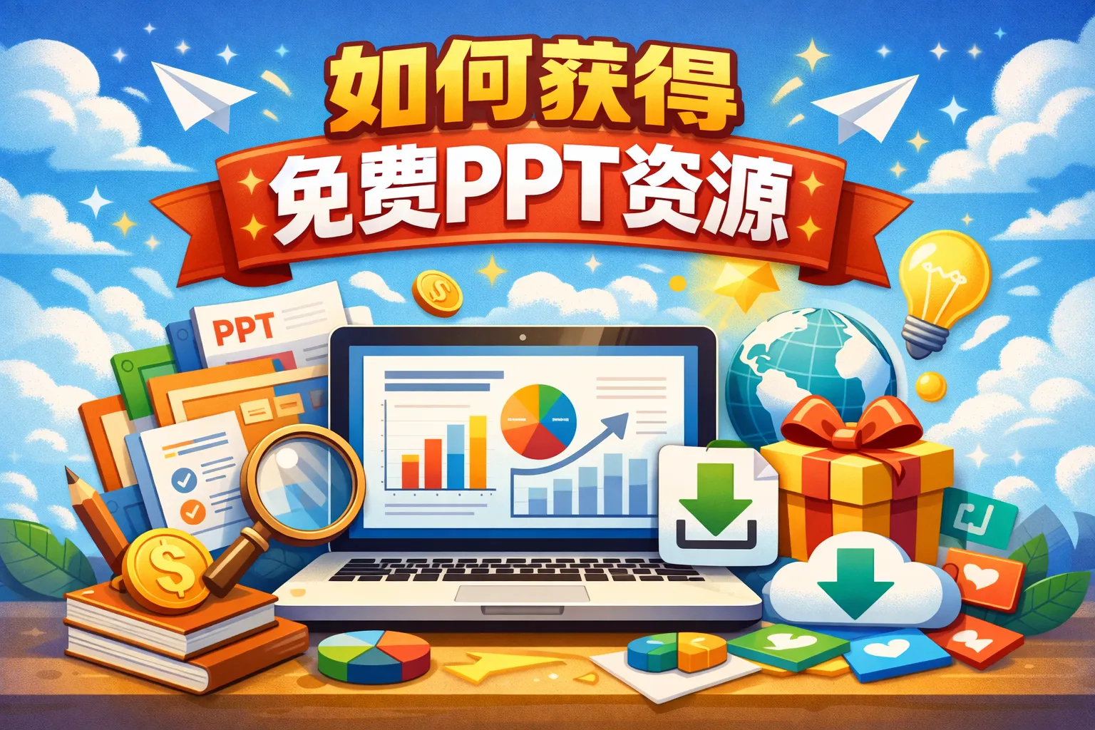 如何获得免费ppt资源