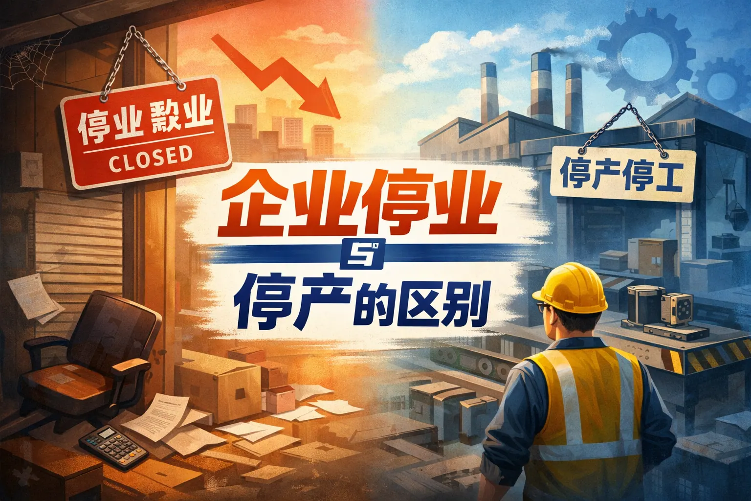 企业停业与停产的区别