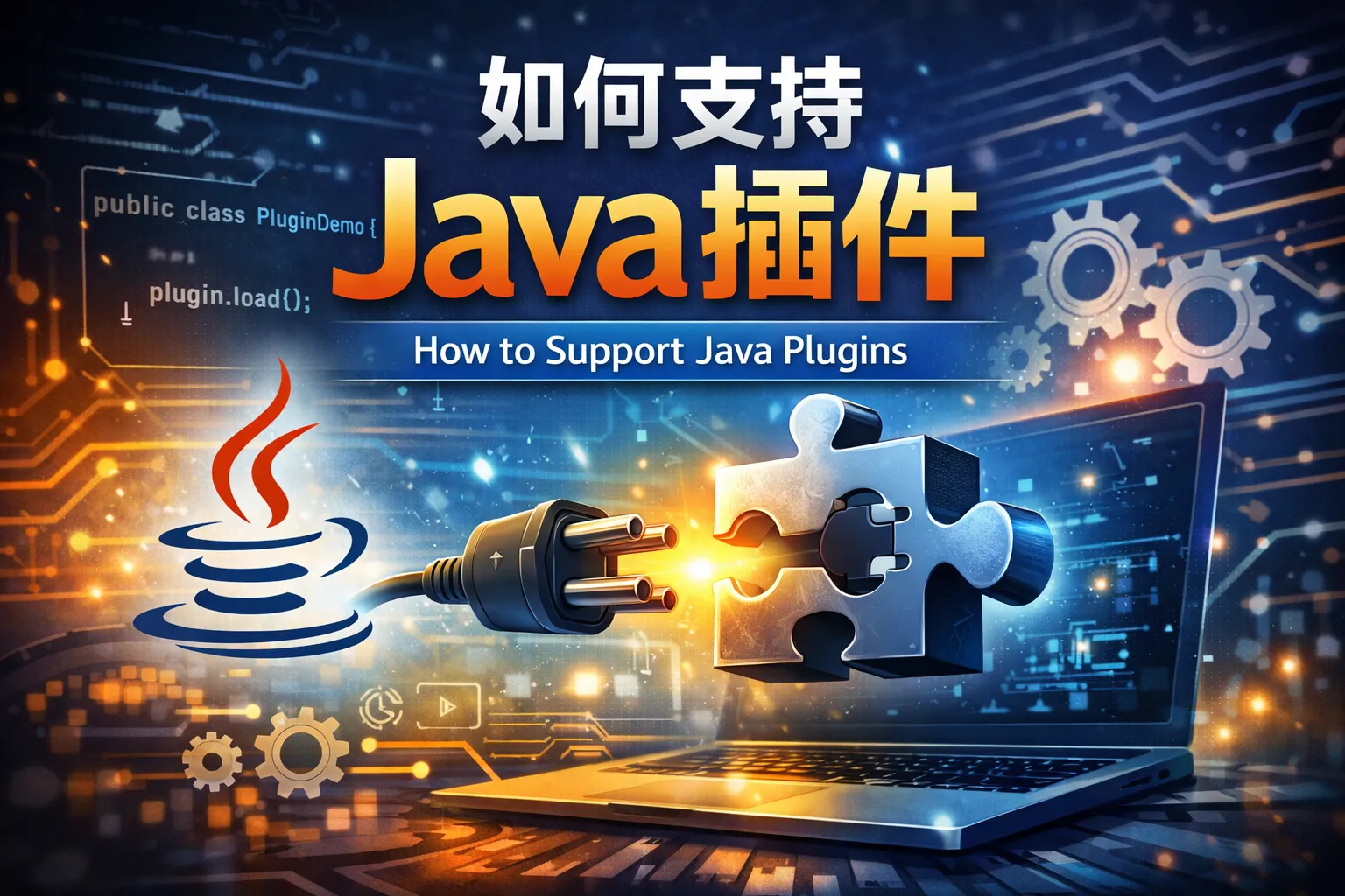 如何支持java插件