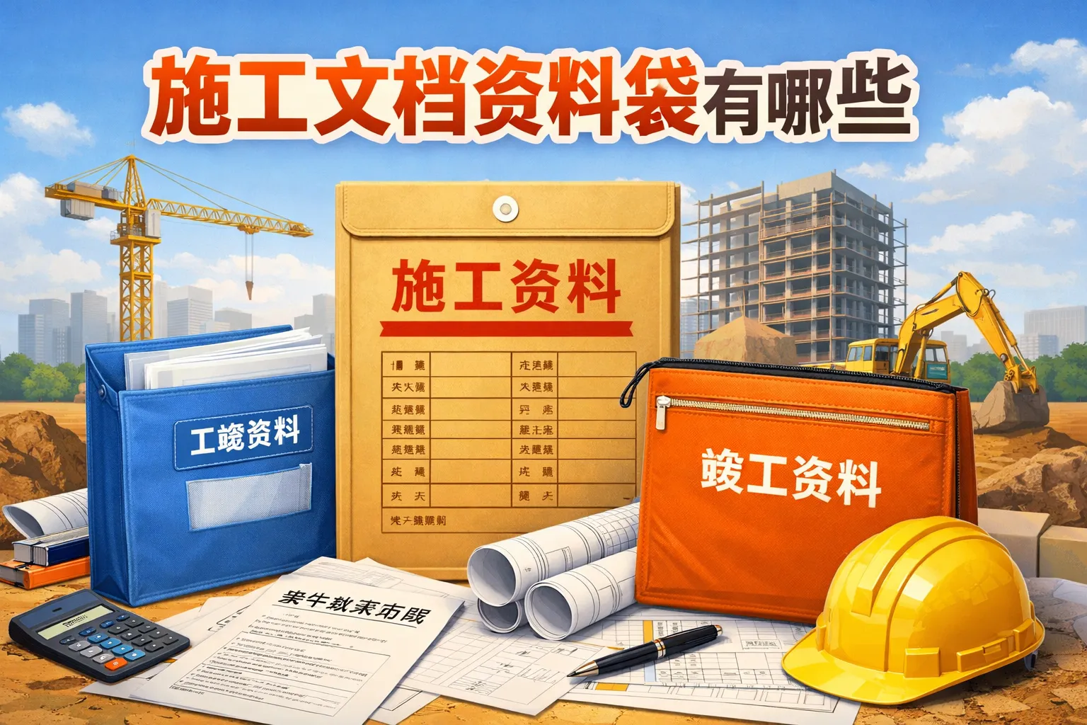 施工文档资料袋有哪些